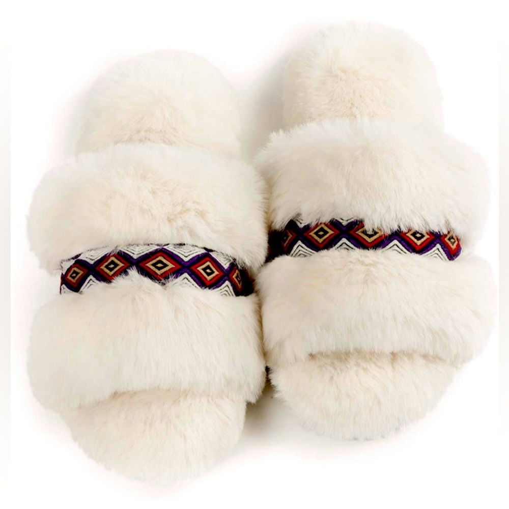 Sz 7 emu Australia wrenlette tribal sheepskin slippers sandals